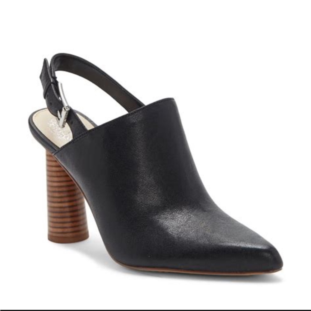 Vince Camuto Korlin Black Slingback Heels